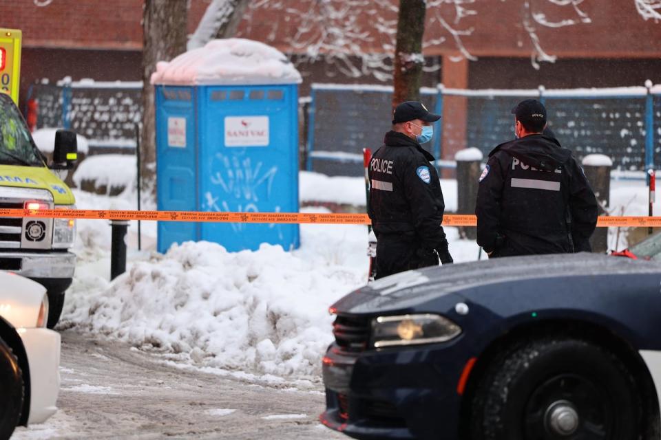 First responders were called to the corner of Milton Street and Parc Avenue just before eight Sunday morning. A man was found unconscious in a portable toilet, and was pronounced dead at the scene.