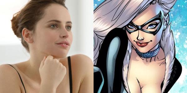 felicity jones black cat