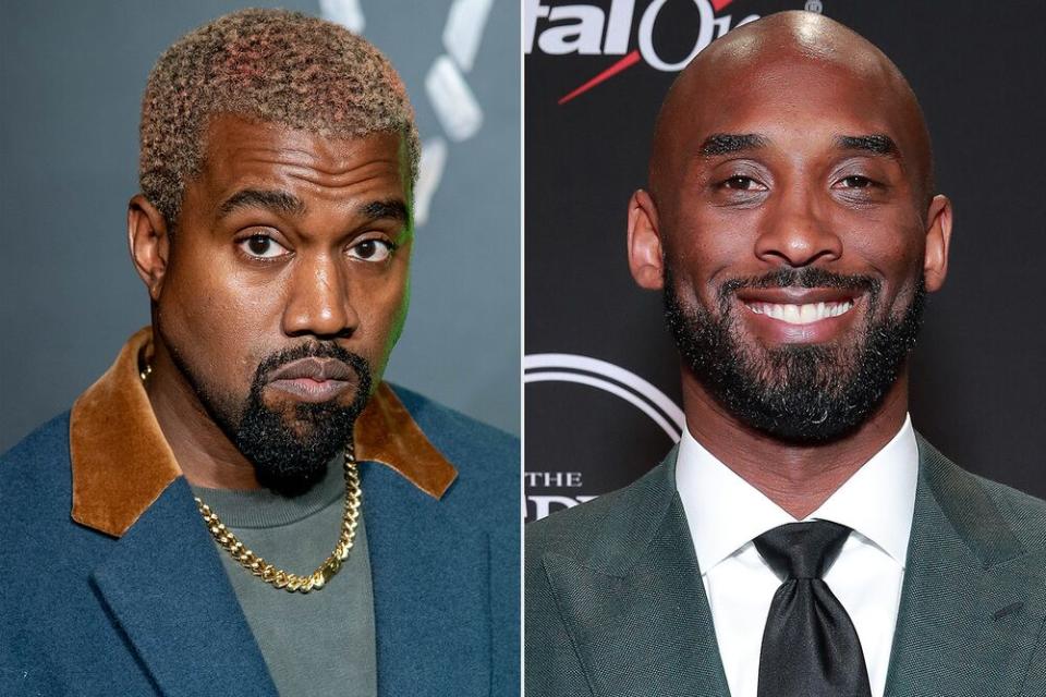 Kanye West and Kobe Bryant | Roy Rochlin/Getty; Rich Fury/Getty