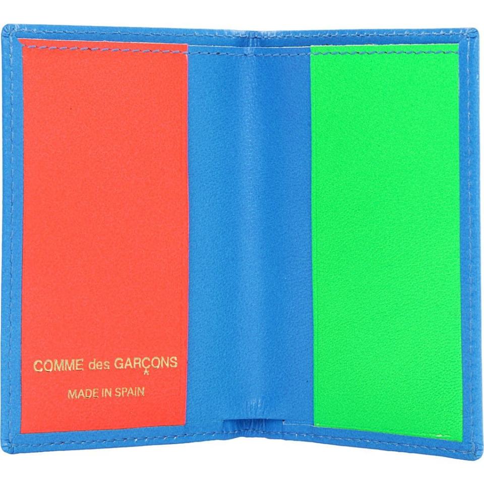 Comme des Garcons Colour Block Leather Card Holder - Selfridges