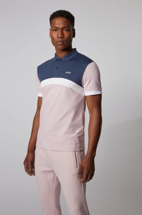 You really can&rsquo;t go wrong with a classic polo. <strong><a href="https://fave.co/2N0F5Me" target="_blank" rel="noopener noreferrer">This slim-fit shirt from Hugo Boss</a></strong> has a sheen-like finish that will help dad stand out from the crowd. And you know he&rsquo;ll wear it on repeat for years to come.