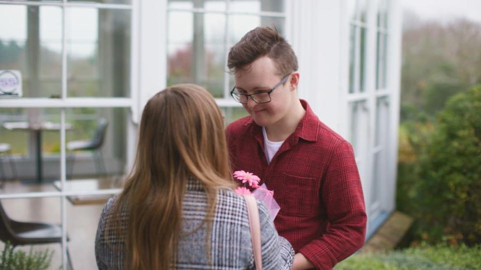 Josh and Libby on Netflix’s Down For Love.