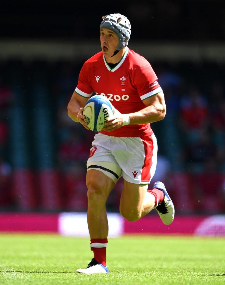 Wales centre Jonathan Davies (Ashley Western/PA) (PA Wire)