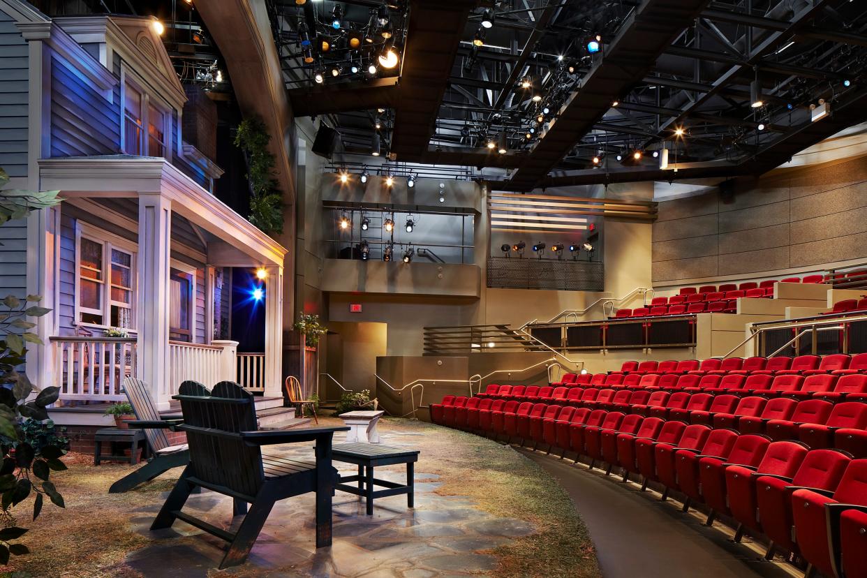 A view from the stage at the Don and Ann Brown Theatre, home of Palm Beach Dramaworks. Five plays will be performed this season at Dramaworks.