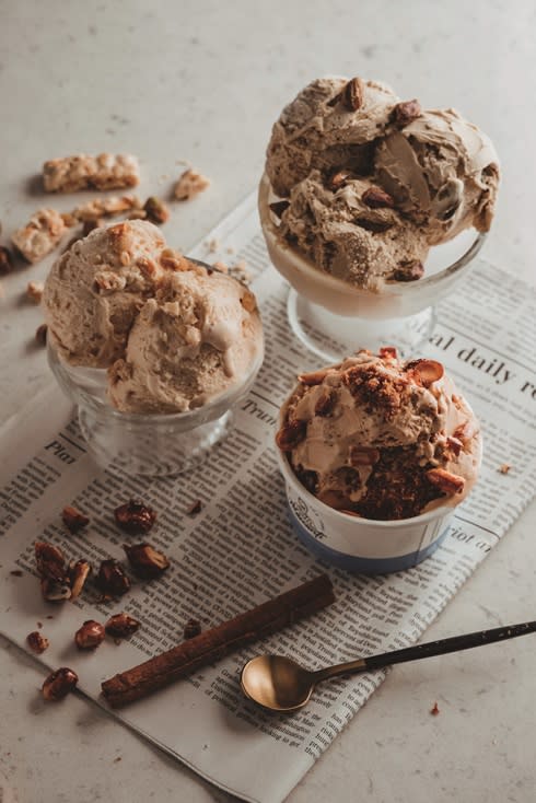 業界第一，馬卡諦義大利冰淇淋擁有堅果全系列。攝影/Ray