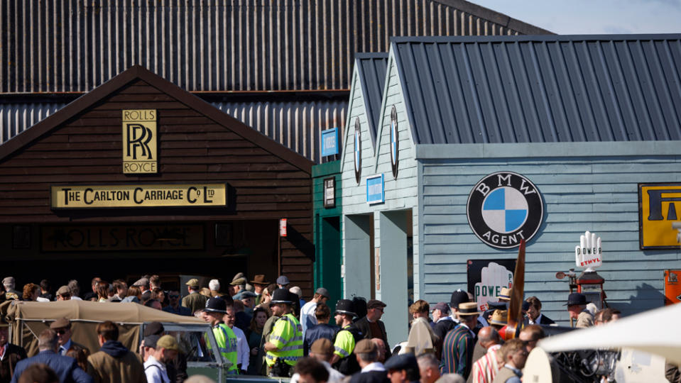 A scene from the 2022 Goodwood Revival.