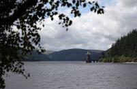 WALES: A view of Lake Vyrnwy in Llanwddyn, Wales.