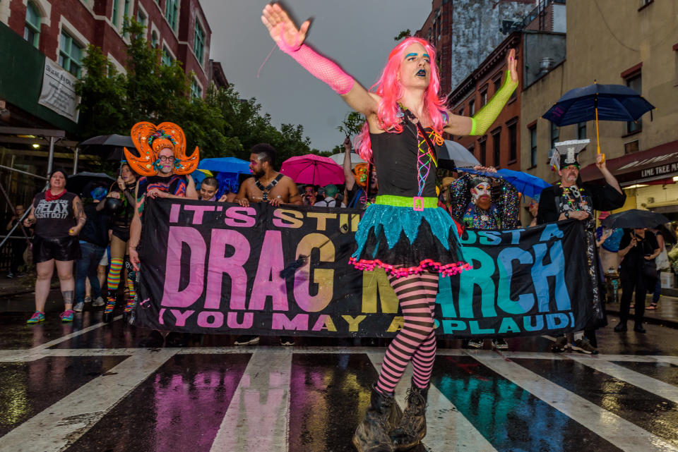 The Drag March in 2017. (Photo: Pacific Press via Getty Images)