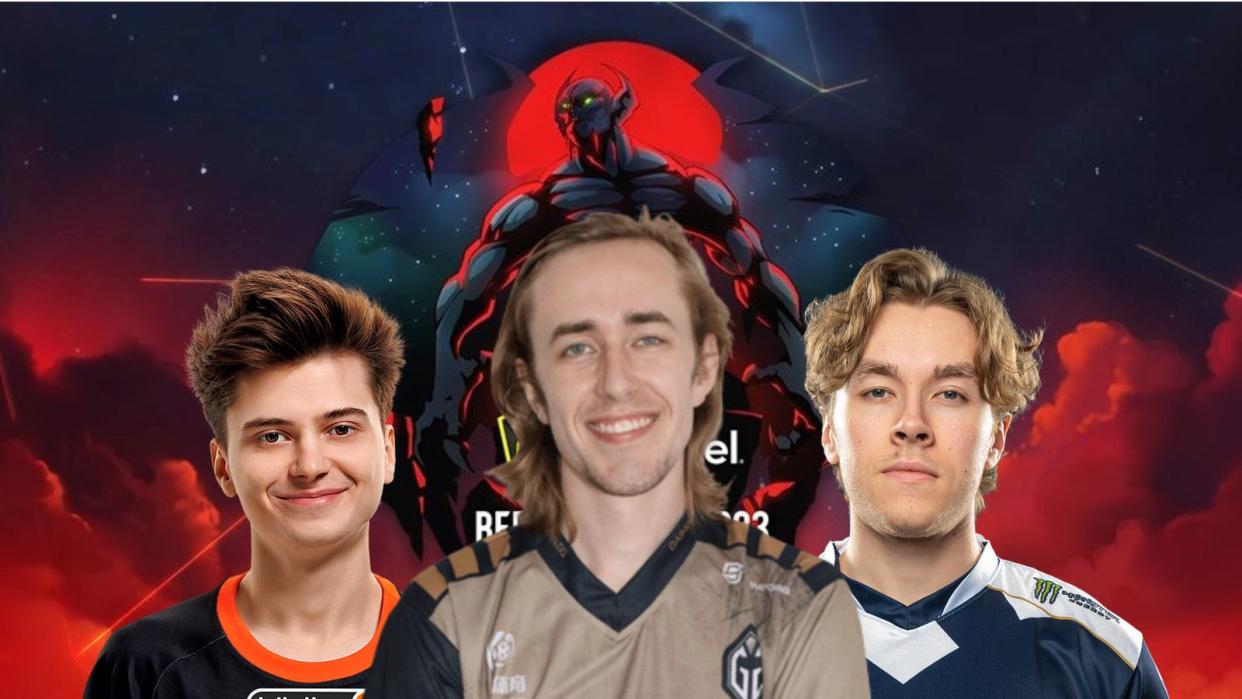 Only Gaimin Gladiators, 9 Pandas, and Team Liquid have survived to the final day of the ESL One Berlin Major 2023. Pictured: 9 Pandas RAMZES666, Gaimin Gladiators Quinn, Team Liquid zai. (Photos: Virtus.pro, Gaimin Gladiators, Team Liquid, ESL)