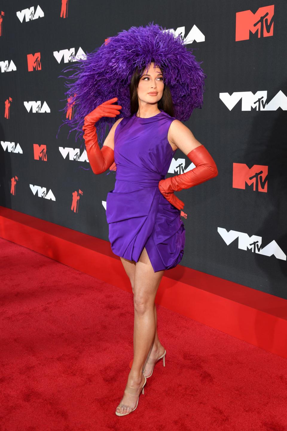 Kacey Musgraves attends the 2021 MTV Video Music Awards