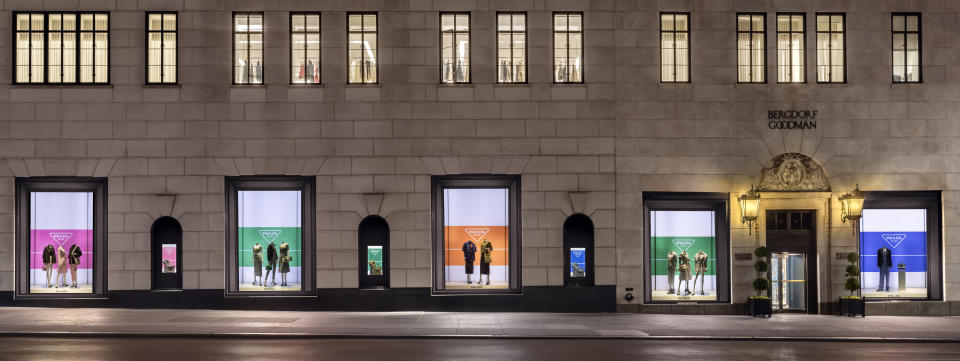 Prada windows at Bergdorf's. 