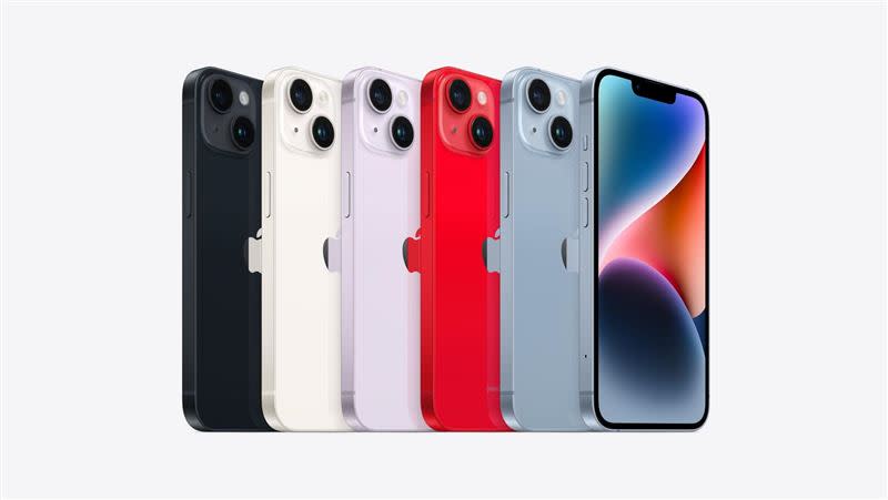 iPhone 14系列，需求量不如預期。（圖／翻攝自 Apple Inc.官網）