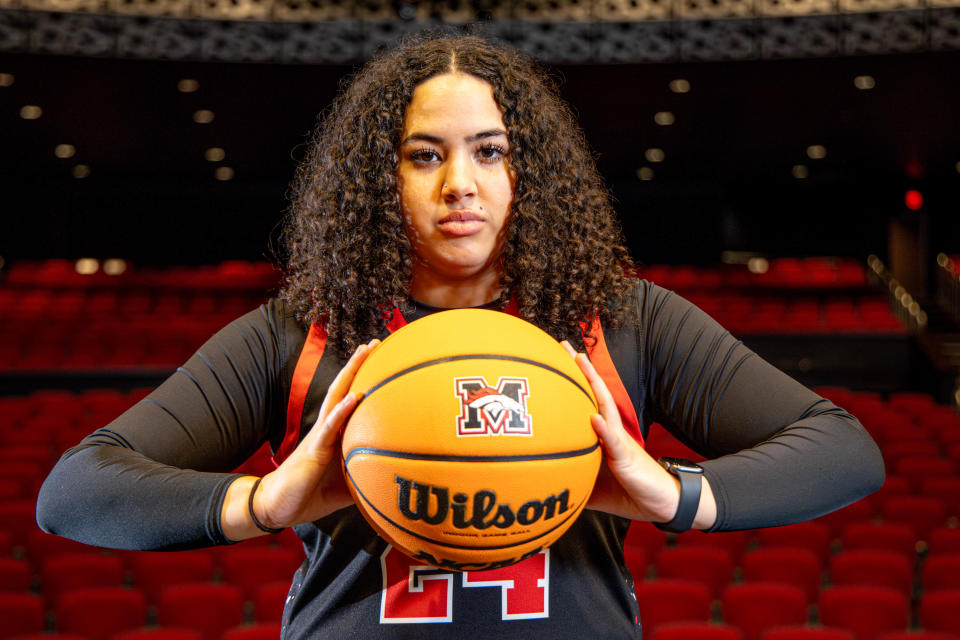 Mustang girls basketball senior Kamryn Bass is a passionate musician off the court. Injuries have kept her from playing sports for long stretches of her varsity career, but music has been a constant.