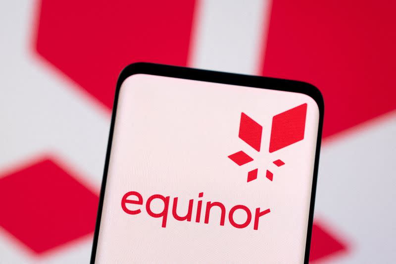 FILE PHOTO: Illustration shows Equinor logo