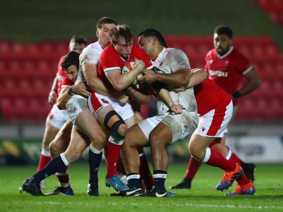 <p>England in action against Wales in the Autumn Nations Cup</p> (Getty Images)