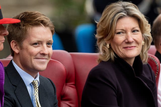 <p>Mark Cuthbert/UK Press via Getty Images</p> Hugh Grosvenor, the Duke of Westminster, and his mother Natalia at a Consecration Service at Bramham Park on September 22, 2018 in Leeds, England.