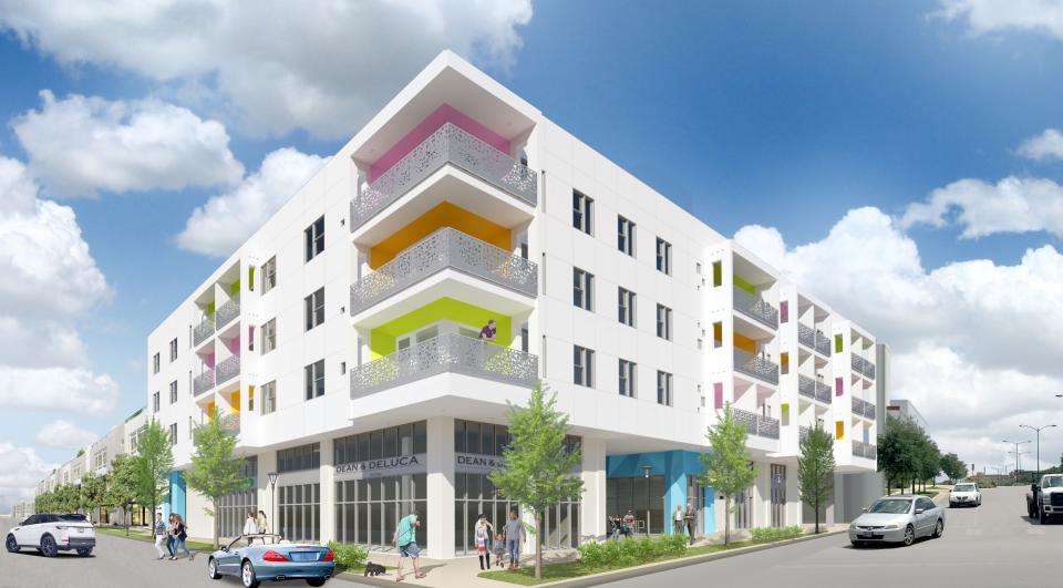 Developer Austin Modern Lofts plans to break ground soon on its second project at Austin's Mueller development. The company's new project, to be on Mueller's north side,  will have 39 residences, including 31 condos and eight live/work units with ground-floor commercial space. [Courtesy of MWM DesignGroup]