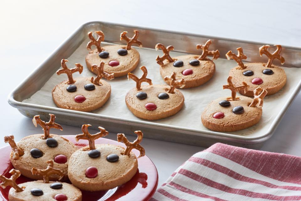 What could be cuter than leaving a batch of these Made in Oklahoma Rudolph cookies for Santa?