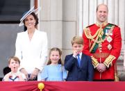 <p>It was Prince Louis who stole the show, though, with his expressive faces as the family watched the crowd and the noisy flypast. </p>