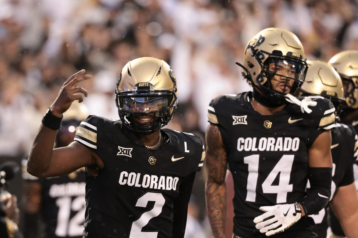 Colorado quarterback Shedeur Sanders on the game-winning Hail Mary: “I just left it up to God. And God certainly answered my prayer.”