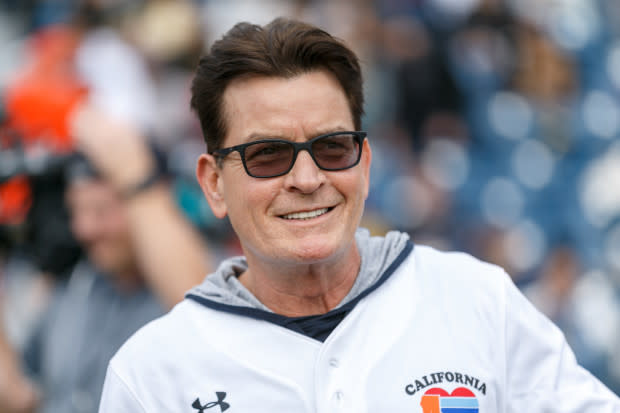 <p>Photo by Rich Polk/Getty Images for California Strong</p><p>In 2013, at the age of 47, <strong>Charlie Sheen</strong> became a grandfather when his eldest child, Cassandra, welcomed a baby girl named Luna. Overwhelmed with joy and gratitude, Charlie expressed his enthusiasm <a href="https://www.tmz.com/2013/07/17/charlie-sheen-grandpa-grandchild-cassandra-estevez/" rel="nofollow noopener" target="_blank" data-ylk="slk:to TMZ;elm:context_link;itc:0;sec:content-canvas" class="link ">to <em>TMZ</em></a>. "It's impossibly the most wondrous day. My bucket list is a thimble!" he said.</p>