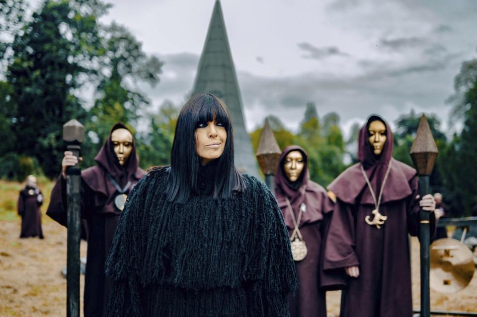 Claudia Winkleman is the host of The Traitors, the OG. (Studio Lambert/Llara Plaza/BBC)