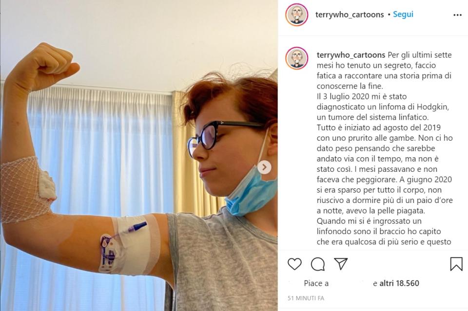 Il post di Teresa Cherubini, figlia di Lorenzo