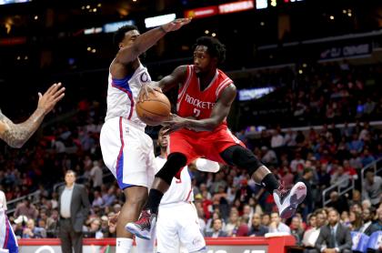 Patrick Beverley tested his wrist twice Monday. (Getty)