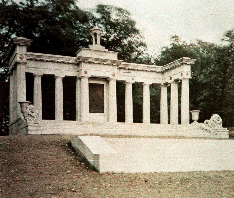 The Thomas H. Swope Memorial in Swope Park