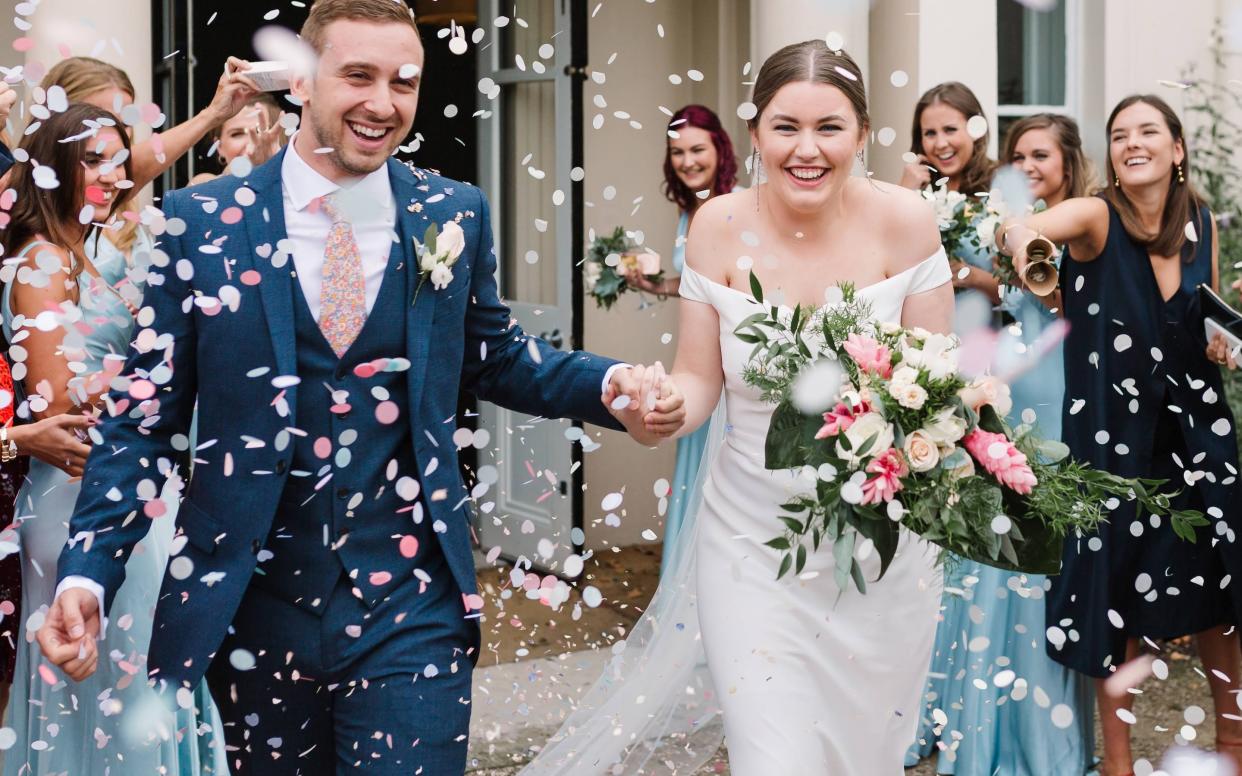 Caroline on her wedding day - Danielle Smith Photography