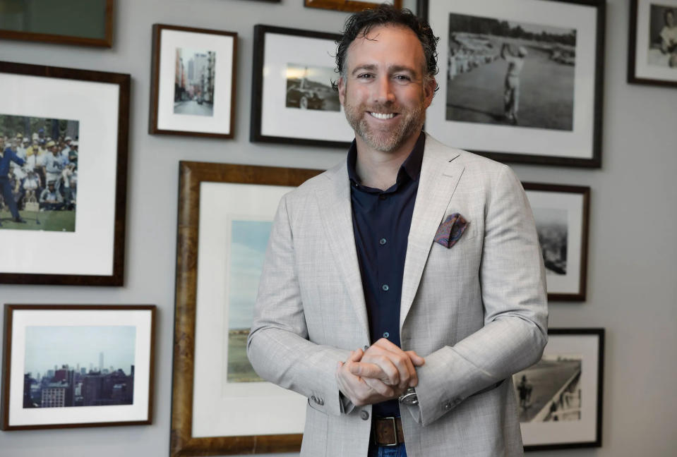 Kendra Scott CEO Tom Nolan portrait in sports jacket
