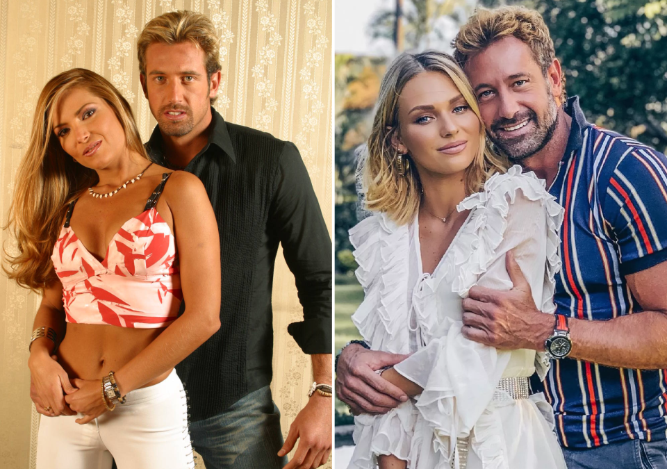 Gabriel Soto con Martha Julia y Gabriel Soto con Irina Baeva / Cortesía