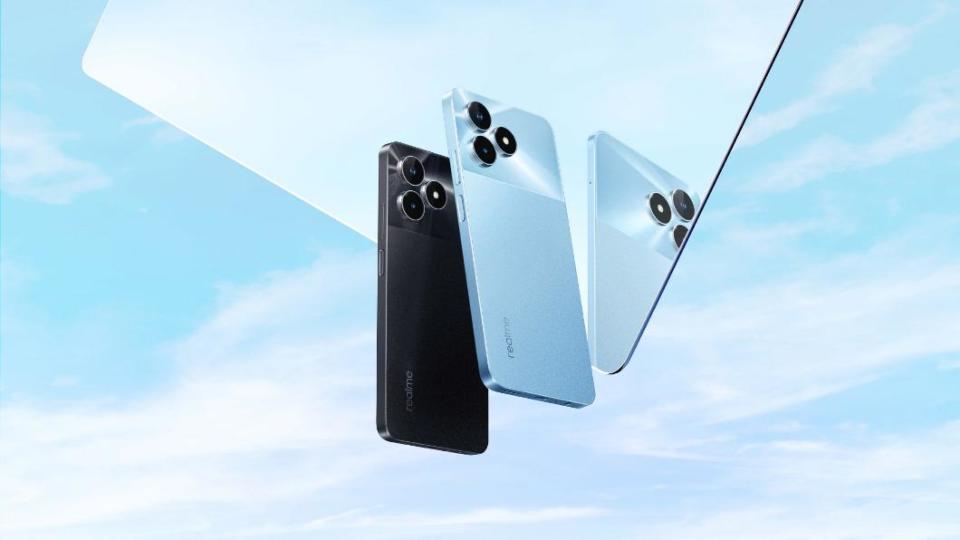 realme Note 50推出天際藍、午夜黑雙色。（圖／業者提供）