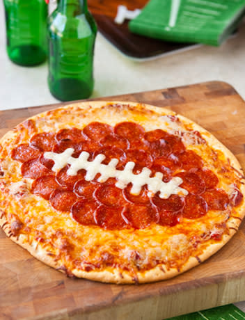 Football Pepperoni Pizza