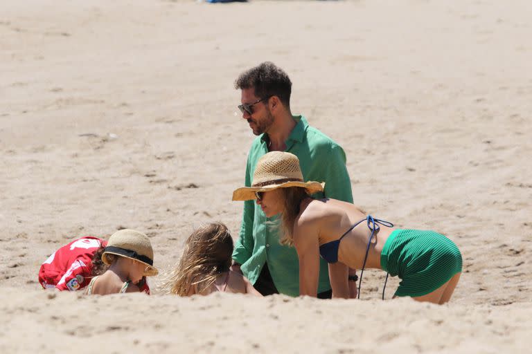 Diego Simeone en familia en Punta del este