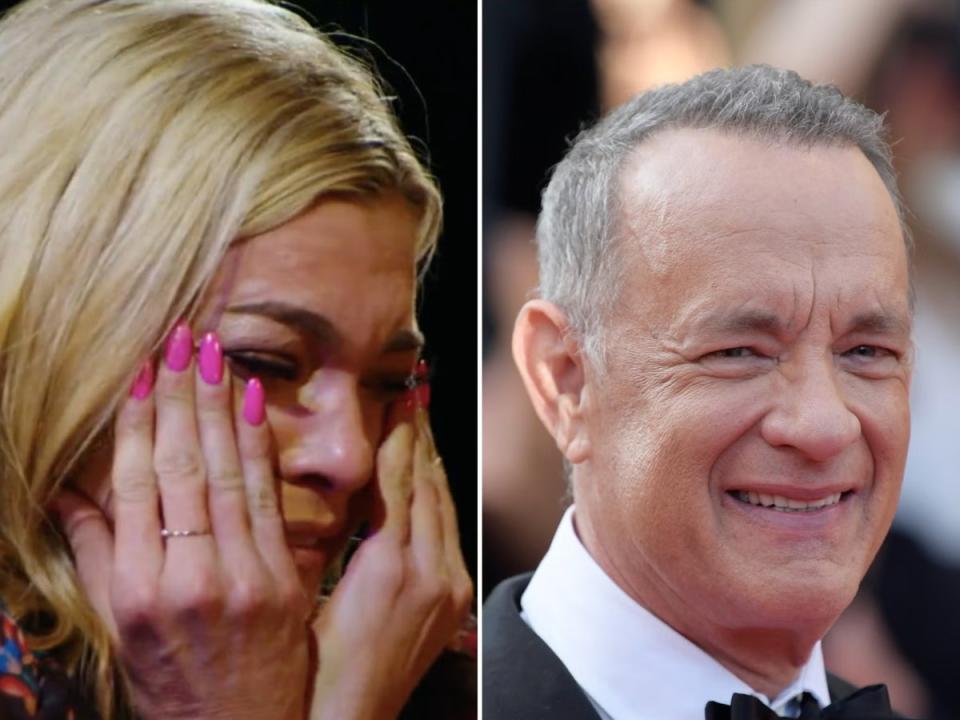 Carly Reeves and Tom Hanks (ABC / Getty)