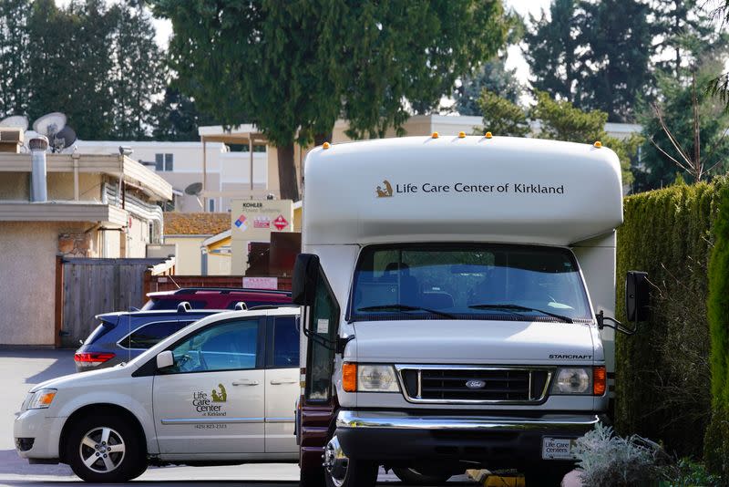 A view of the Life Care Center of Kirkland in Kirkland.