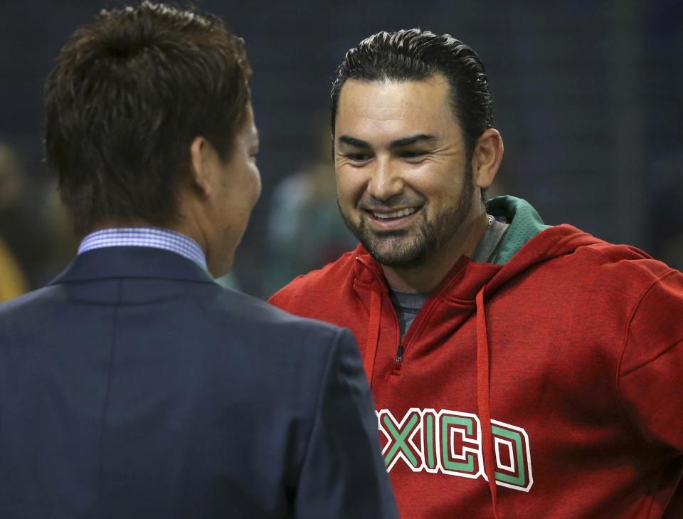 Adrian Gonzalez and the Dodgers will play a regular-season series in Mexico this season. (AP)