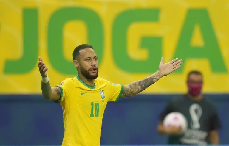 Neymar, afuera del partido contra la Argentina en San Jua