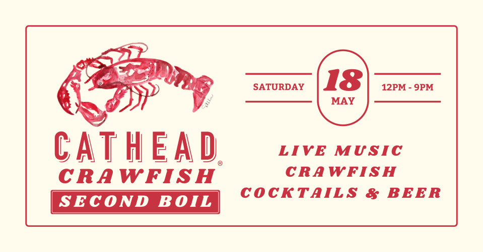 Cathead crawfish second boil flyer