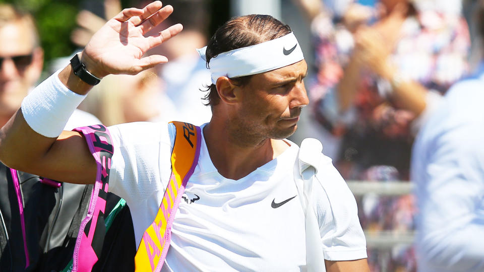 Rafael Nadal's return to the grass courts in England left fans excited ahead of Wimbledon. Pic: Getty