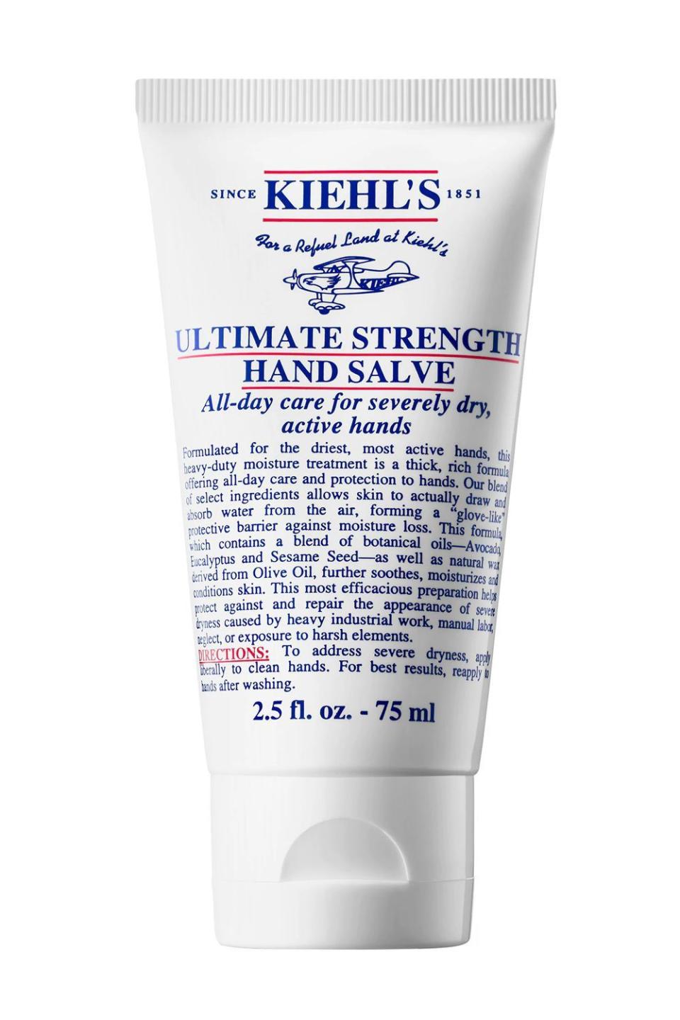 8) Kiehl's Ultimate Strength Hand Salve