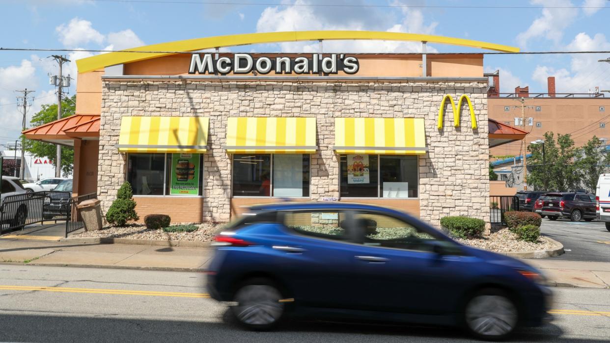  A McDonald's restaurant is seen in Pittsburgh, Pennsylvania. 