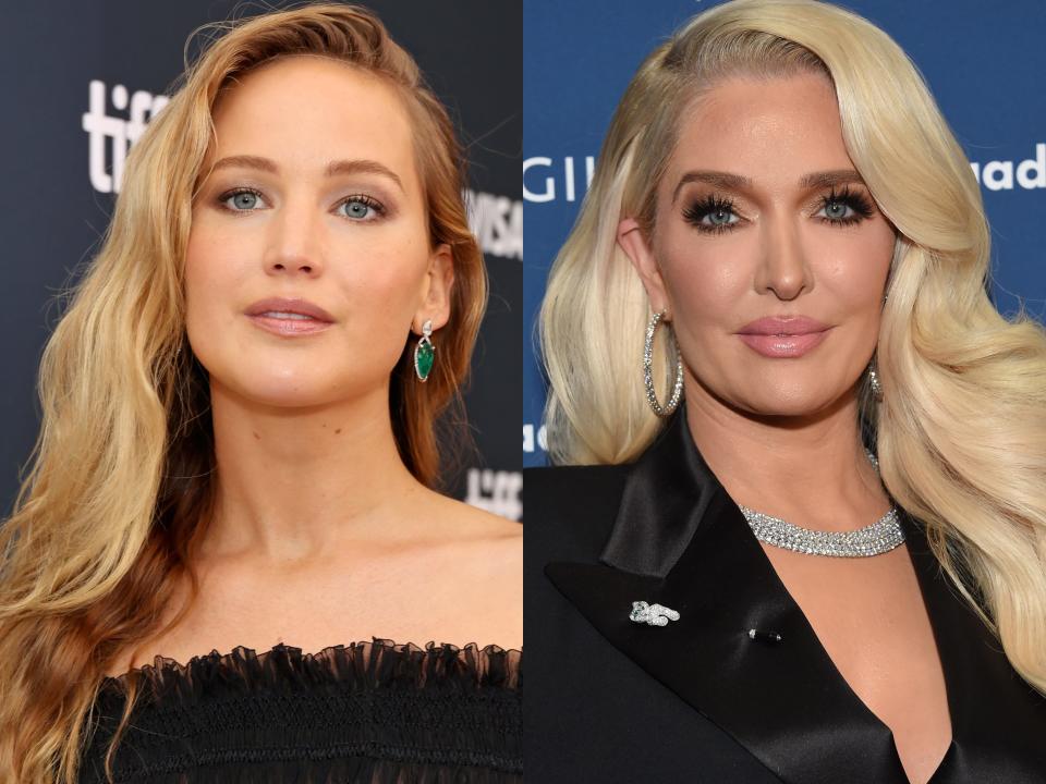 Jennifer Lawrence Erika Jayne Real Housewives of Beverly Hills