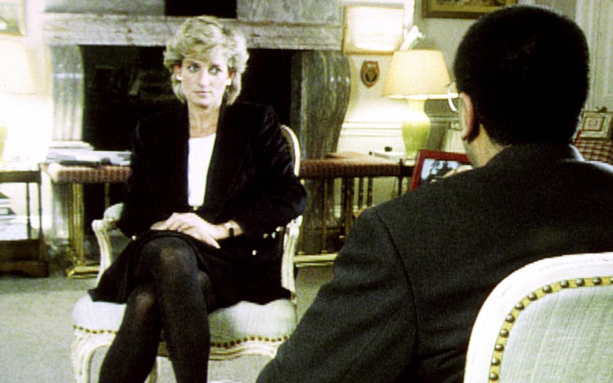 There has been bewilderment that Netflix has used the Panorama clip of the Princess Diana interview - PA Images / Alamy Stock Photo