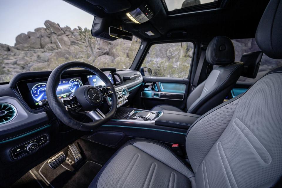 mercedes benz g 580 with eq technology press images