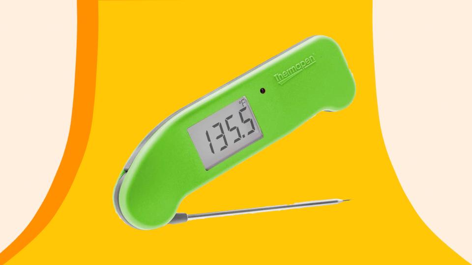 The Thermapen ONE gives quick temperature readings and a helpful design, making it one of the best meat thermometers on the market.