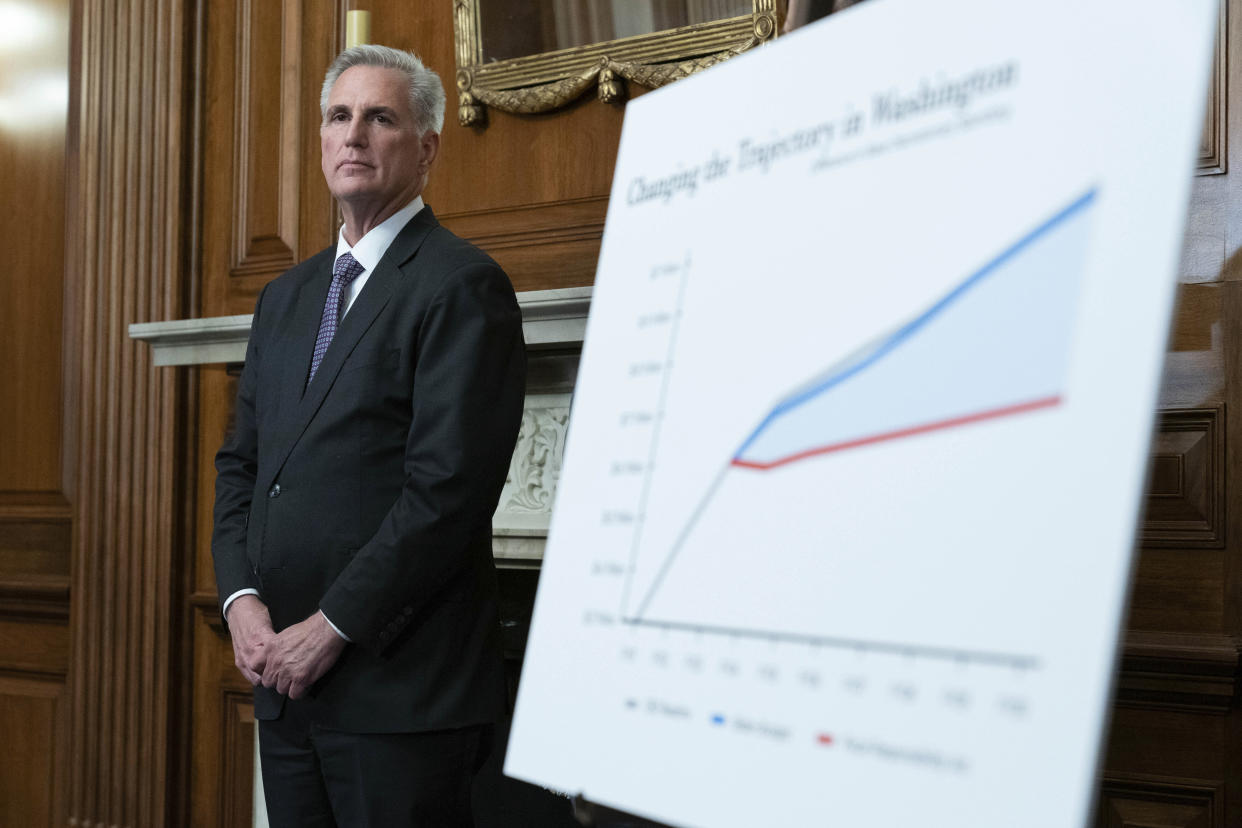 House Speaker Kevin McCarthy, who helped negotiate the debt-ceiling bill.