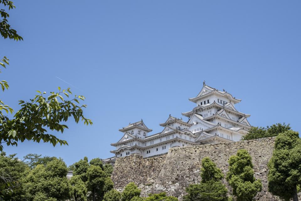 Himeji Castle, a UNESCO World Heritage Site, is pictured in Himeji, Hyogo prefecture on June 12, 2022. (Photo by CHARLY TRIBALLEAU / AFP) (Photo by CHARLY TRIBALLEAU/AFP via Getty Images)