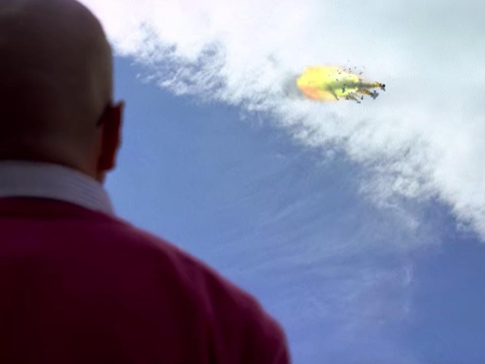 plane crash breaking bad